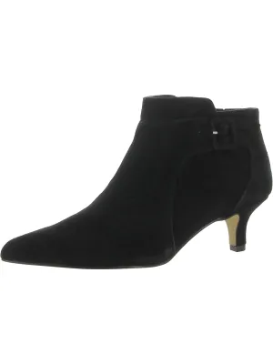 BINDI Womens Leather Pointed Toe Ankle Boots