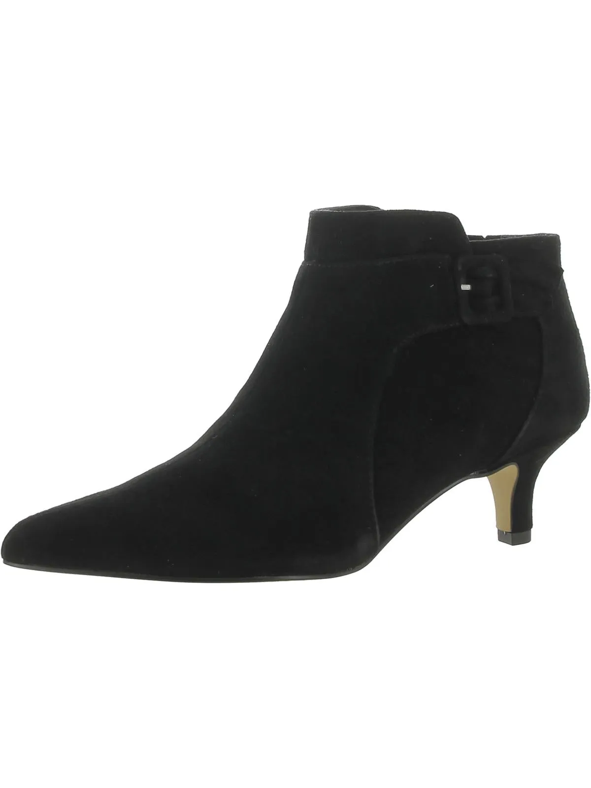 BINDI Womens Leather Pointed Toe Ankle Boots