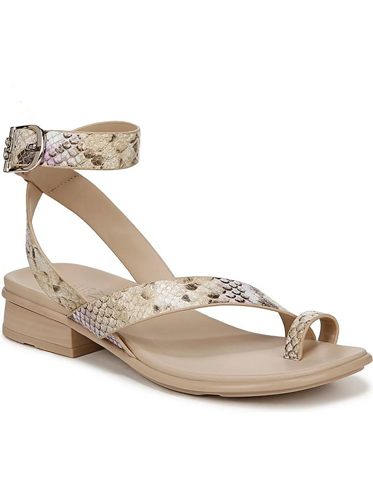 BIRCH Womens Leather Round toe Ankle Strap