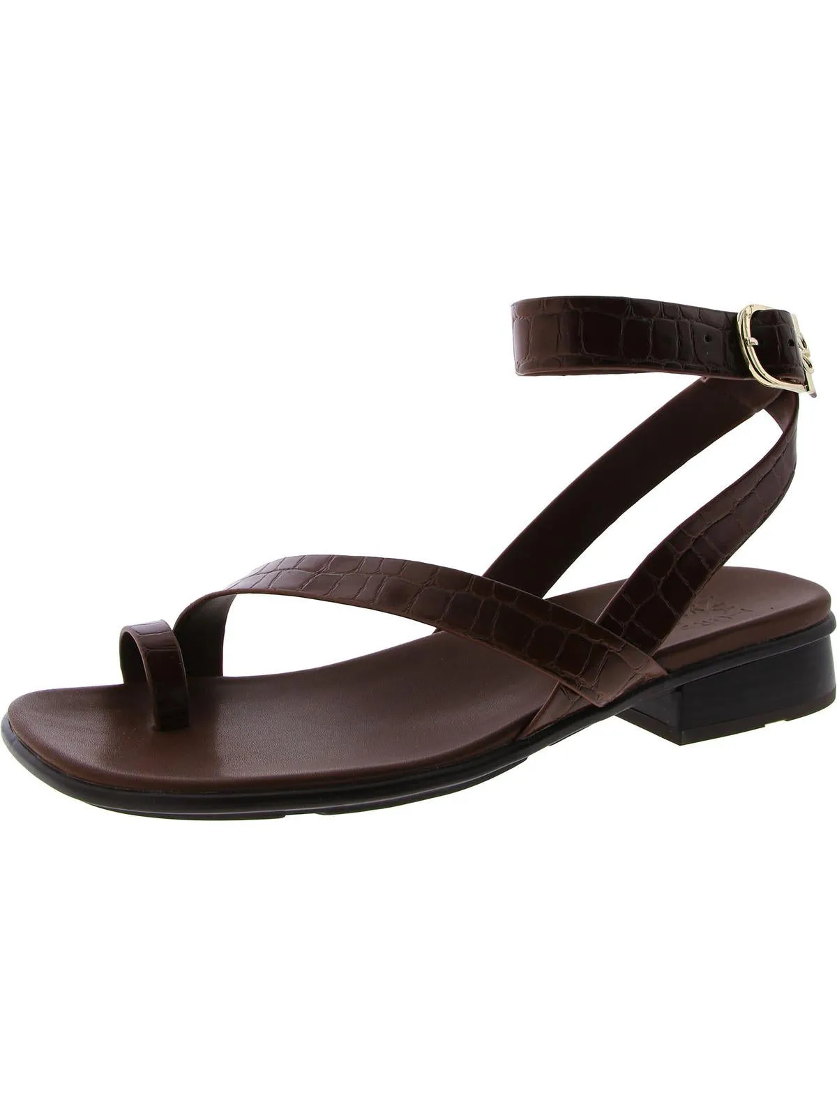 BIRCH Womens Leather Round toe Ankle Strap