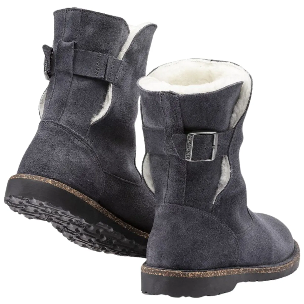 Birkenstock Women's Uppsala Shearling Graphite Suede