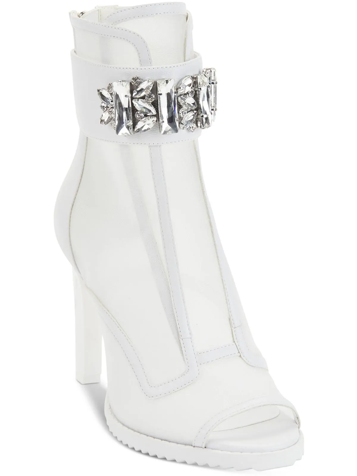 Blayze Womens Peep-Toe Ankle Pumps