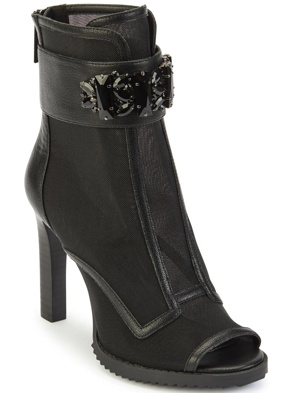 Blayze Womens Peep-Toe Ankle Pumps