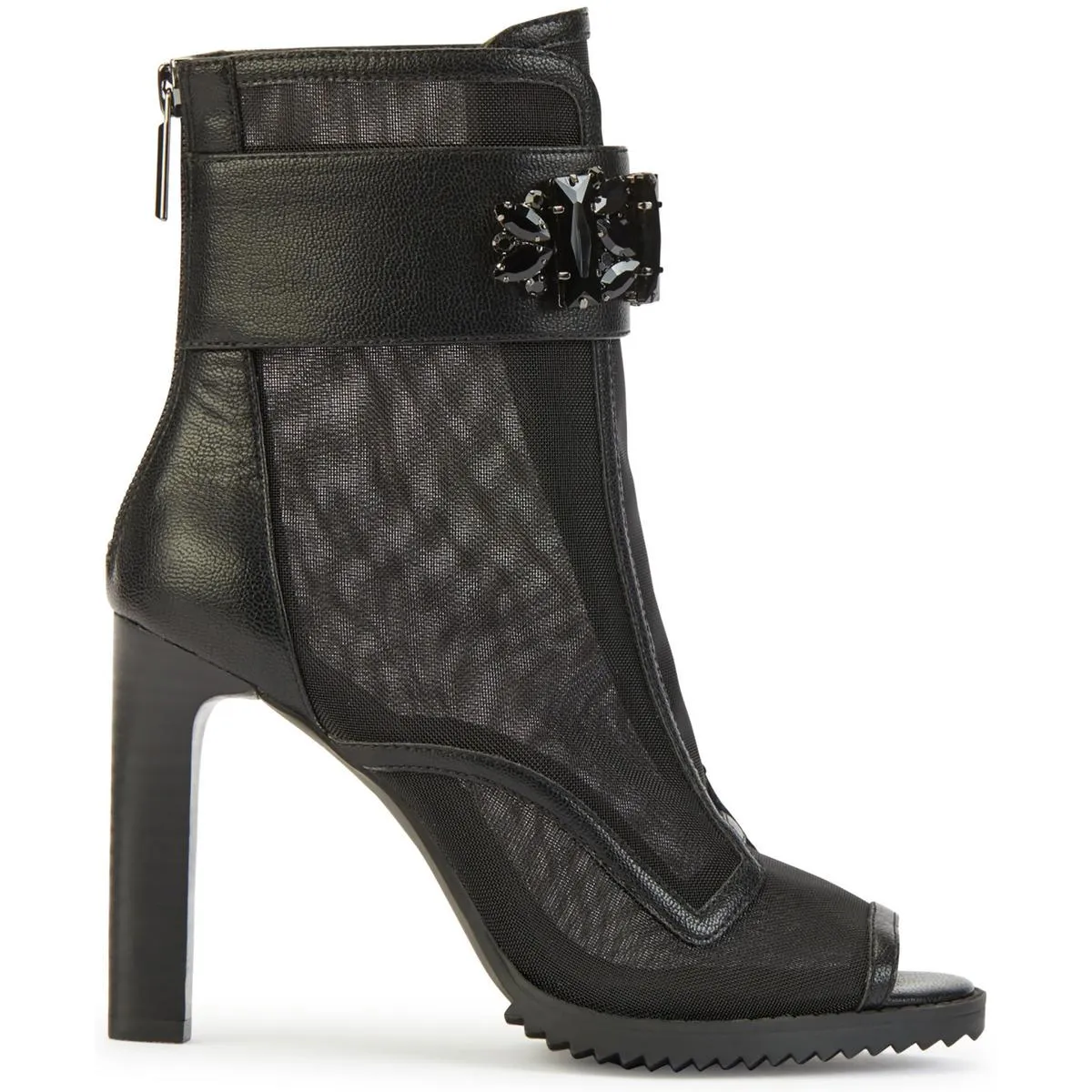 Blayze Womens Peep-Toe Ankle Pumps