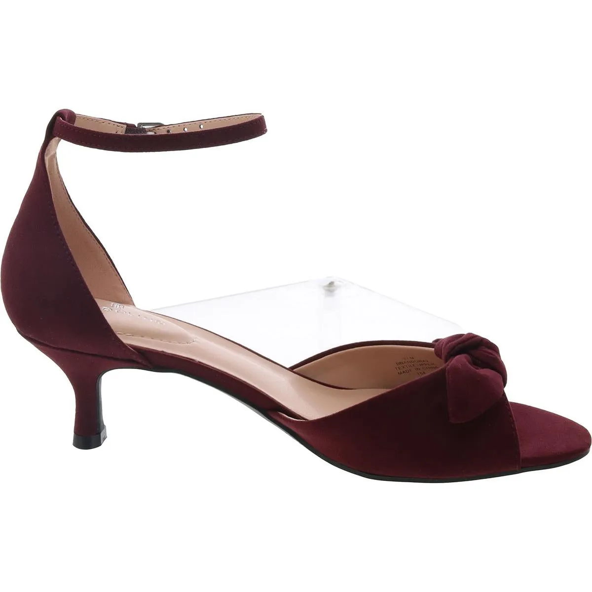 BNANDORA2 Womens Bow Manmade Ankle Strap