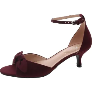 BNANDORA2 Womens Bow Manmade Ankle Strap