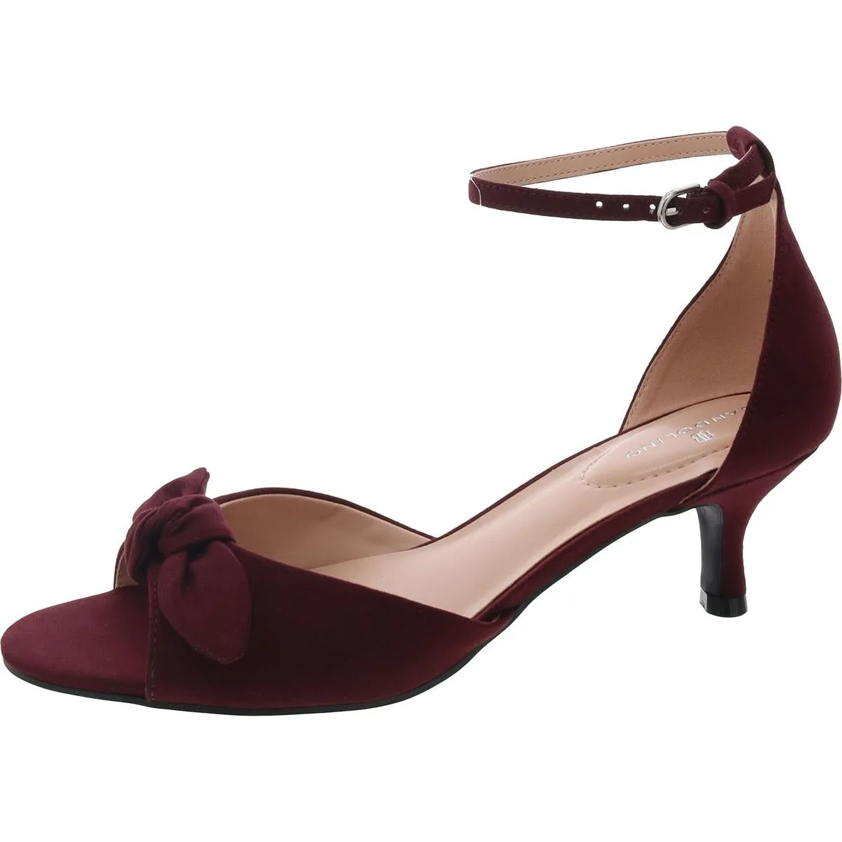 BNANDORA2 Womens Bow Manmade Ankle Strap
