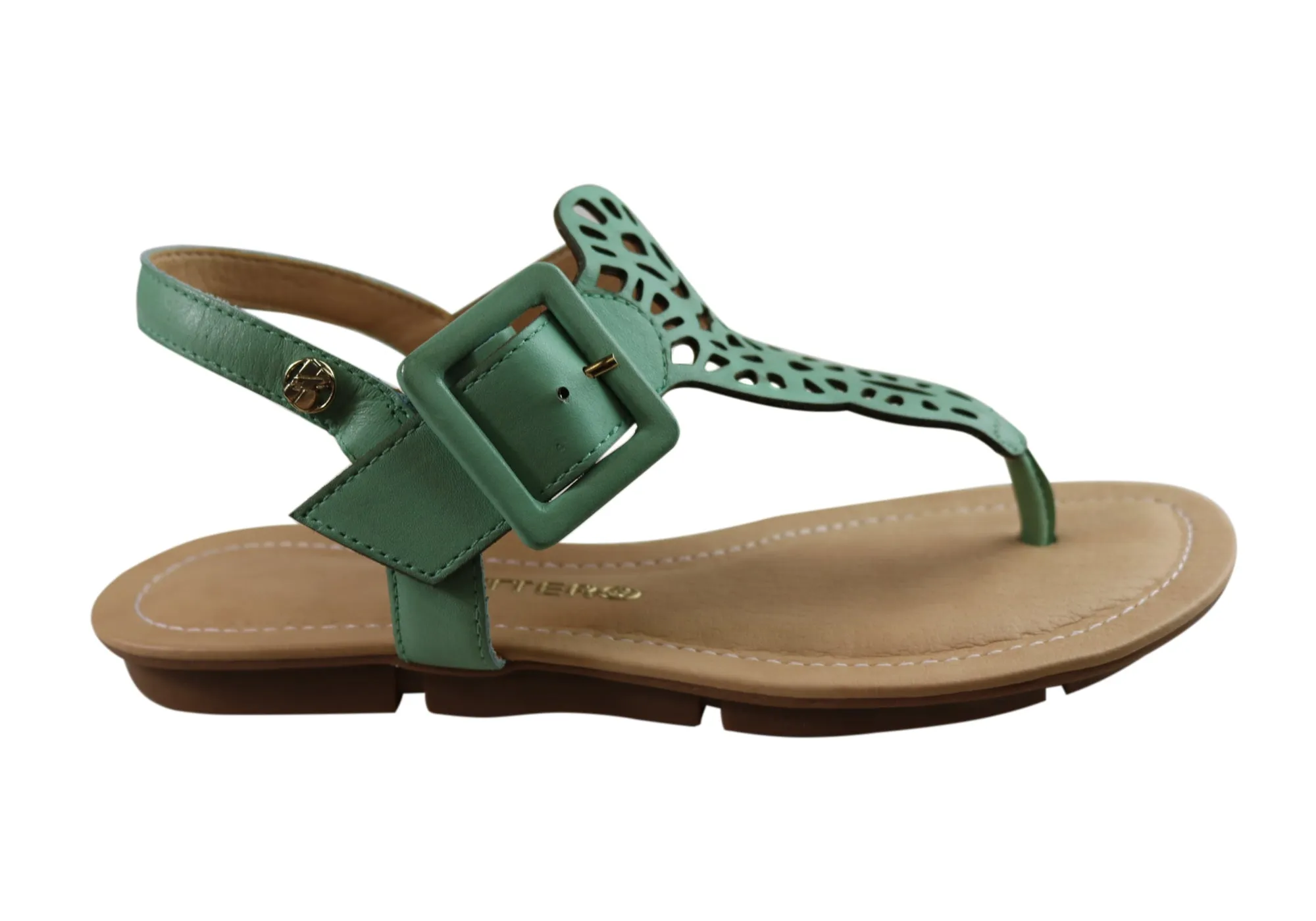 Bottero Georgia Womens Comfortable Leather Sandals Made In Brazil Bottero Shoes