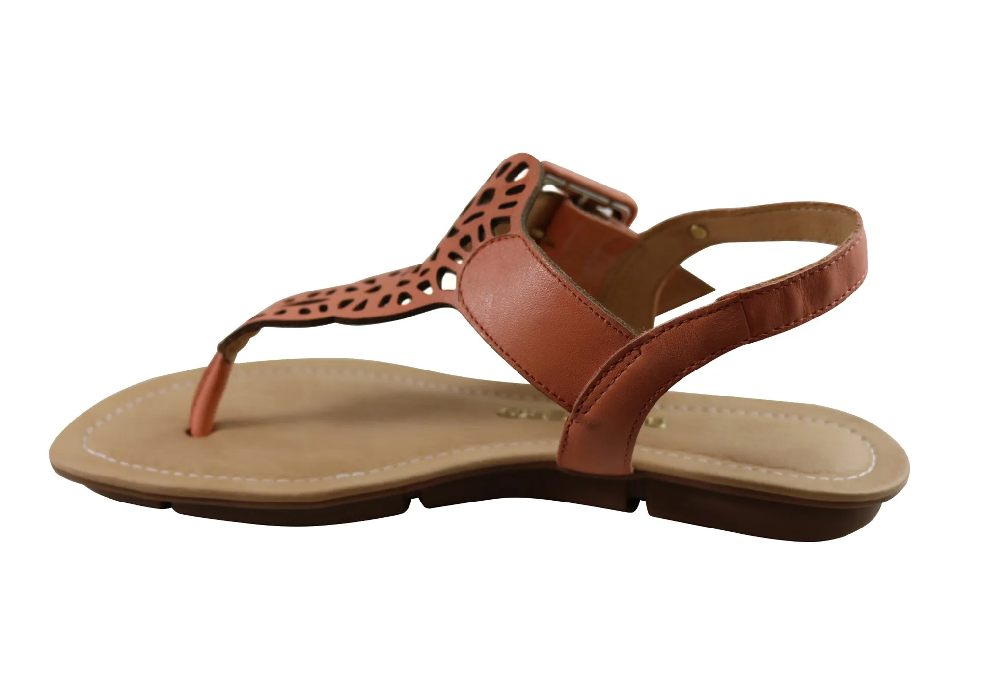 Bottero Georgia Womens Comfortable Leather Sandals Made In Brazil Bottero Shoes