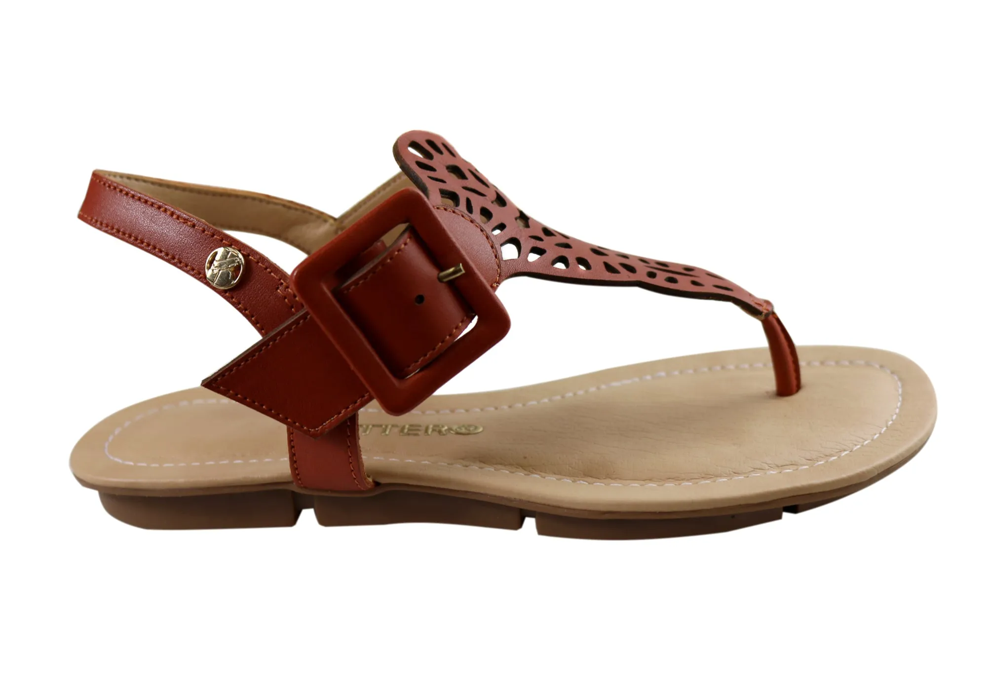 Bottero Georgia Womens Comfortable Leather Sandals Made In Brazil Bottero Shoes