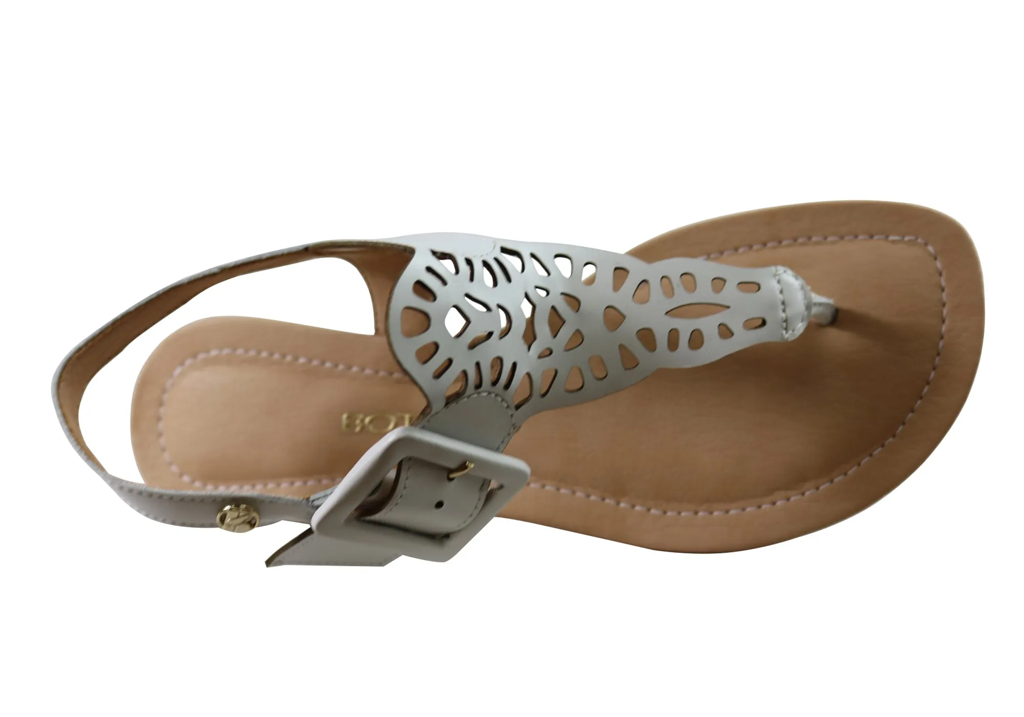 Bottero Georgia Womens Comfortable Leather Sandals Made In Brazil Bottero Shoes