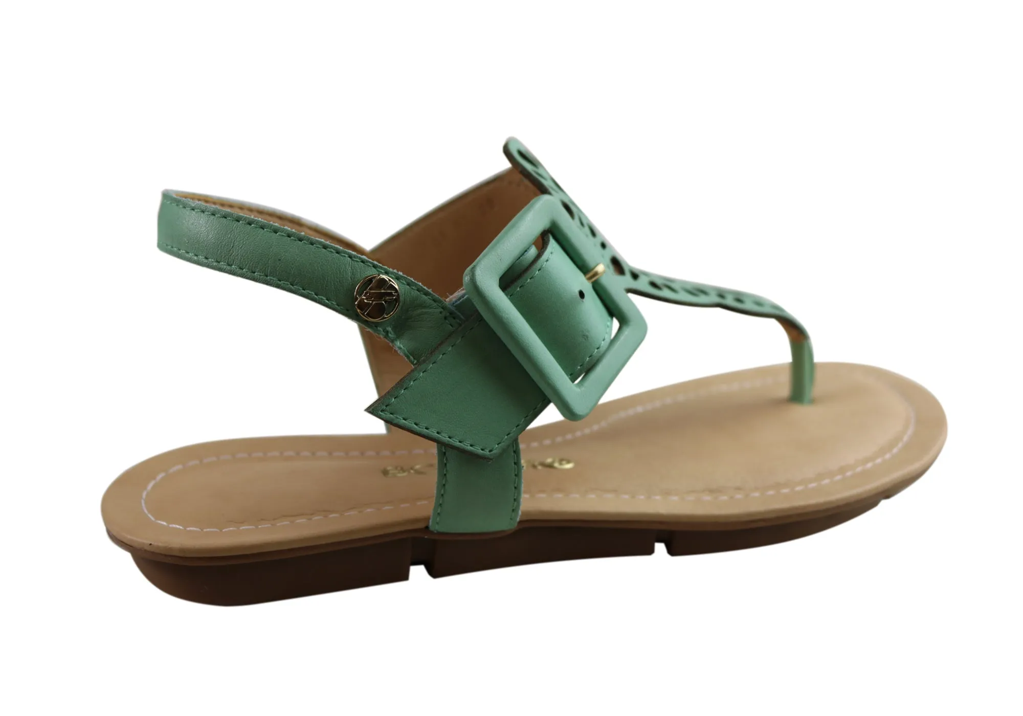 Bottero Georgia Womens Comfortable Leather Sandals Made In Brazil Bottero Shoes