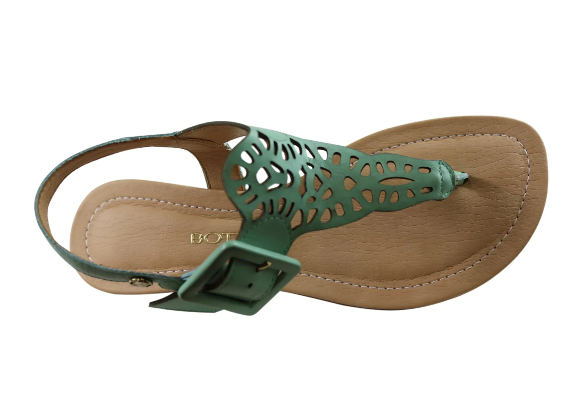 Bottero Georgia Womens Comfortable Leather Sandals Made In Brazil Bottero Shoes