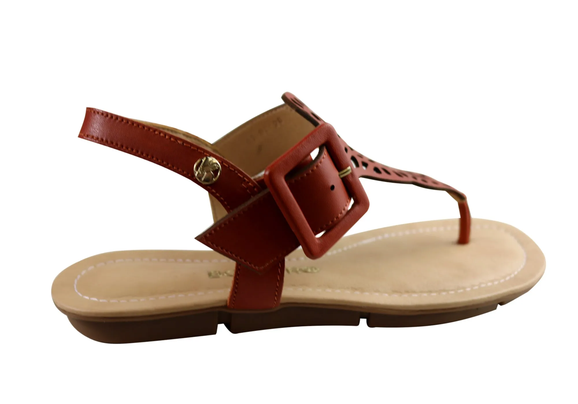 Bottero Georgia Womens Comfortable Leather Sandals Made In Brazil Bottero Shoes