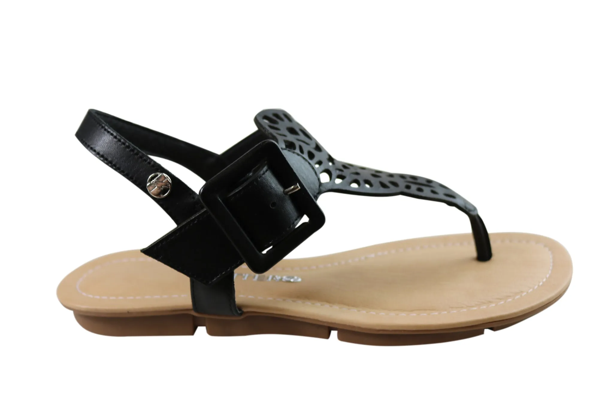 Bottero Georgia Womens Comfortable Leather Sandals Made In Brazil Bottero Shoes