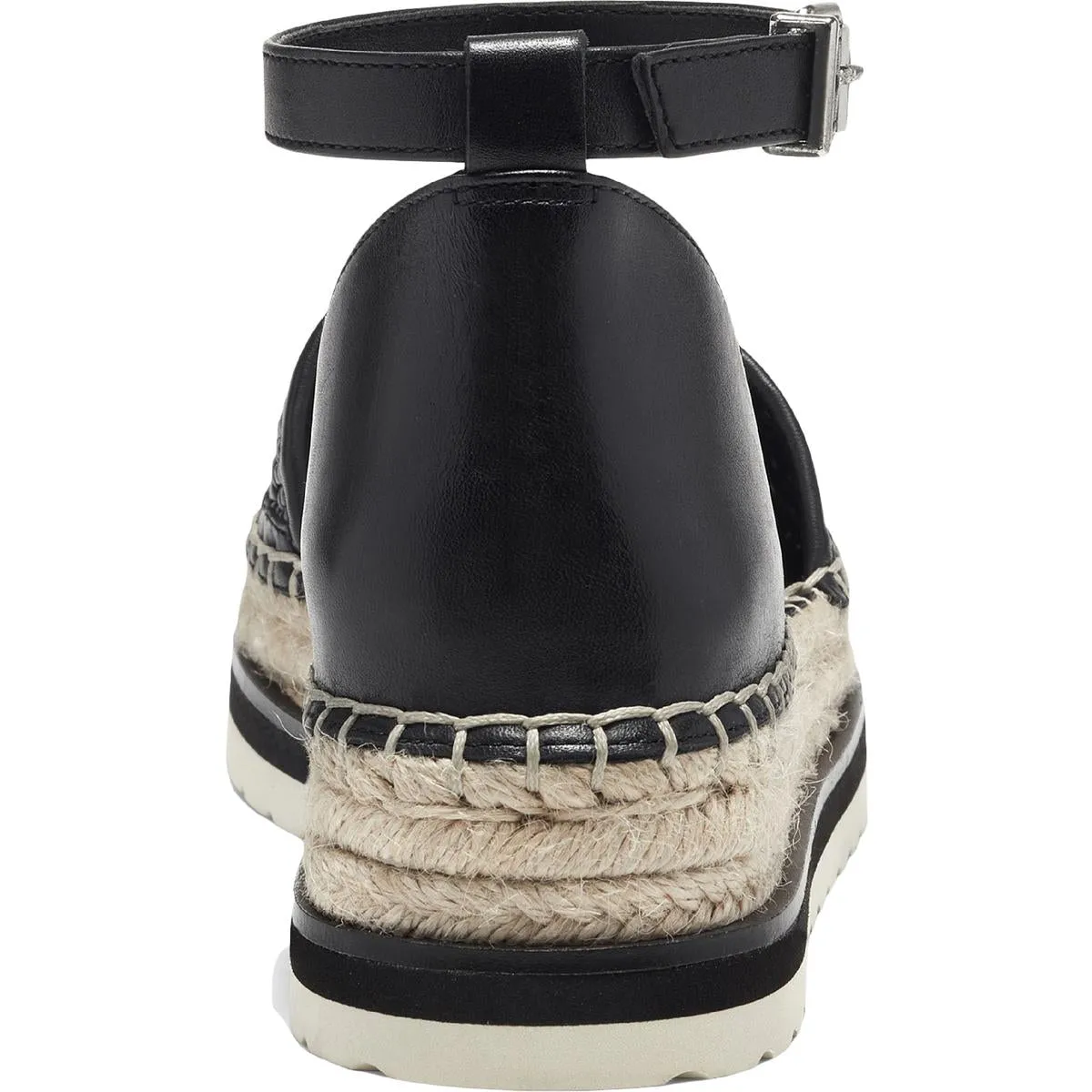 Bredenna Womens Leather Ankle Strap Espadrilles