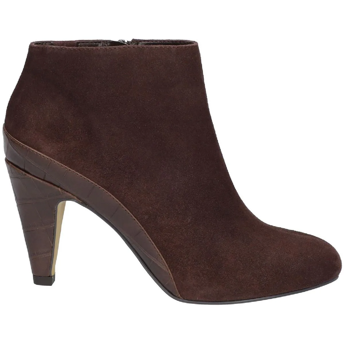 Brennan Womens Suede Round Toe Ankle Boots