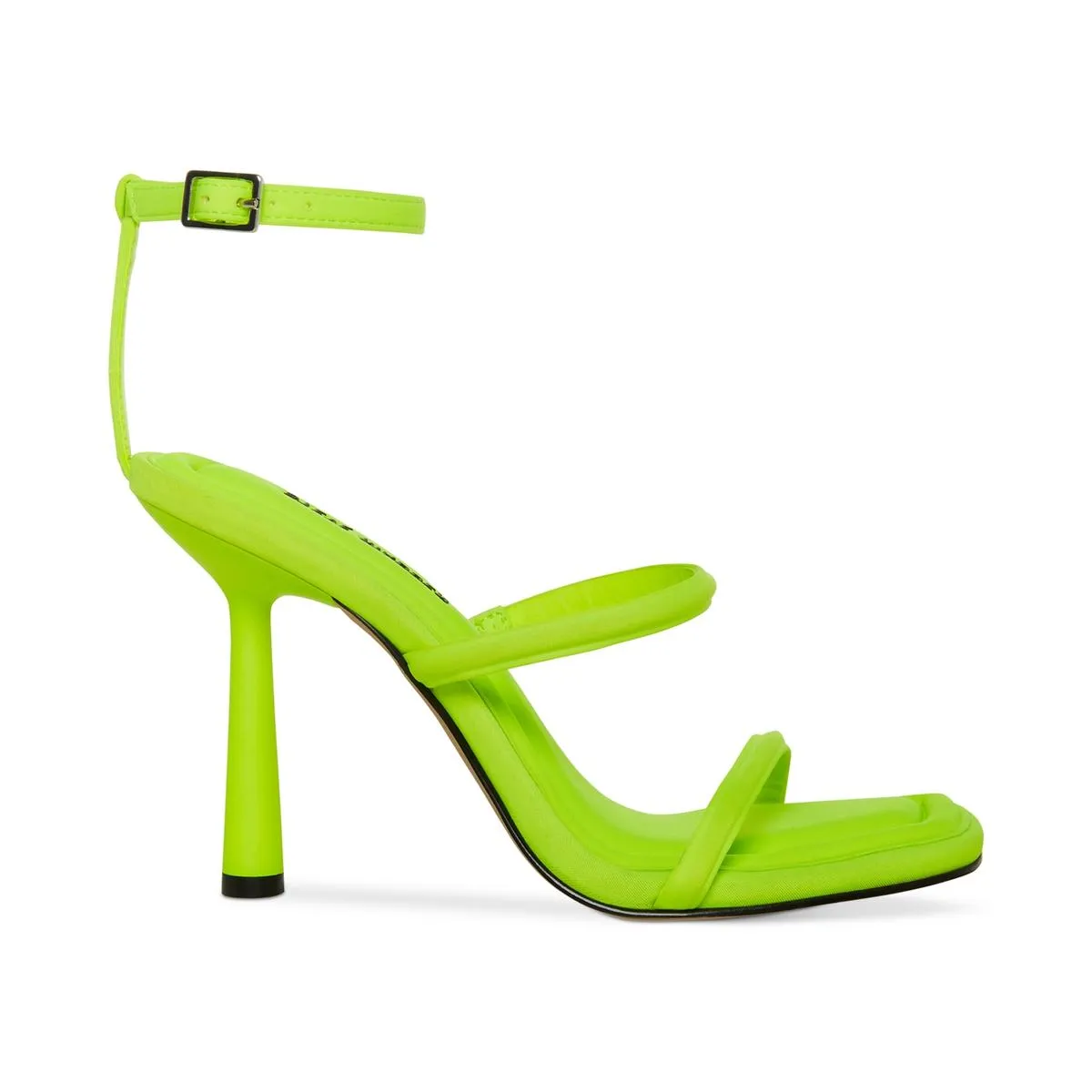Briella Womens Ankle Strap Square Toe Heels