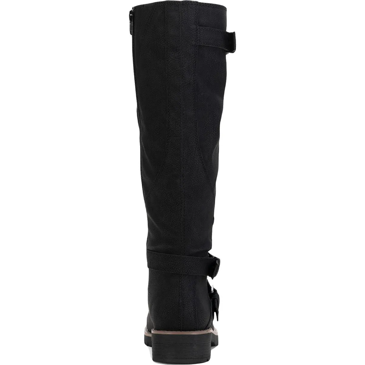 Brinley Womens Faux Leather Tall Knee-High Boots