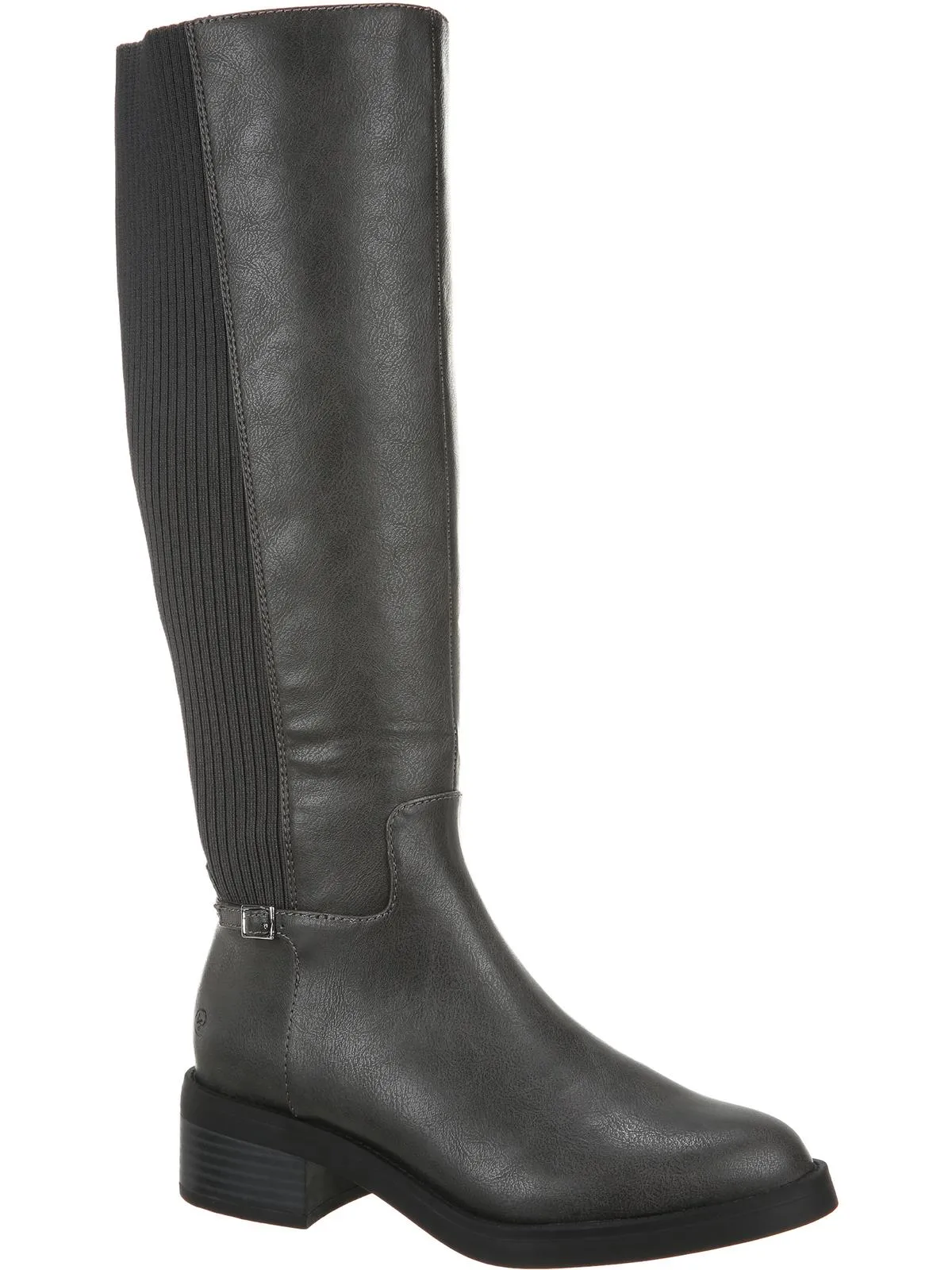 Bristol Womens Faux Leather Knee-High Boots