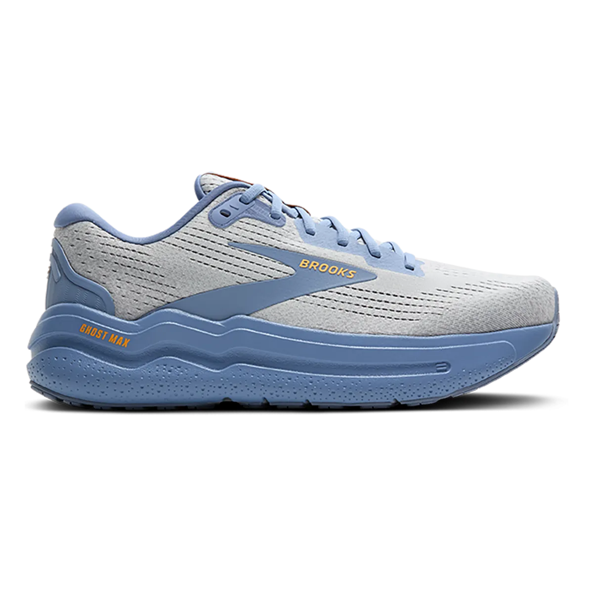 Brooks Ghost Max 2 - Oyster Mushroom - Blue - Orange