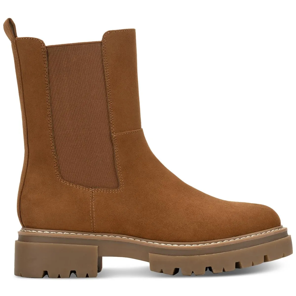 Burklee Womens Stretch Side Zip Ankle Boots