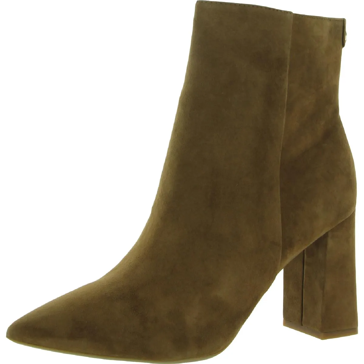 Cacey 9X9 Womens Leather Pointed Toe Ankle Boots