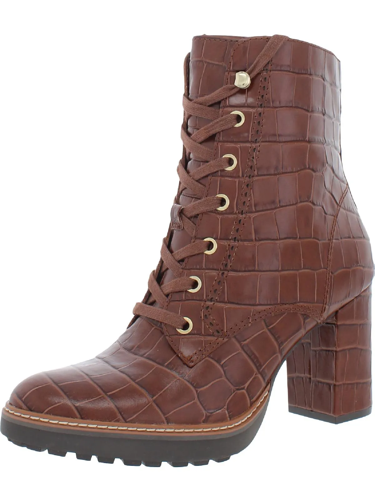 Callie Womens Leather Ankle Boots