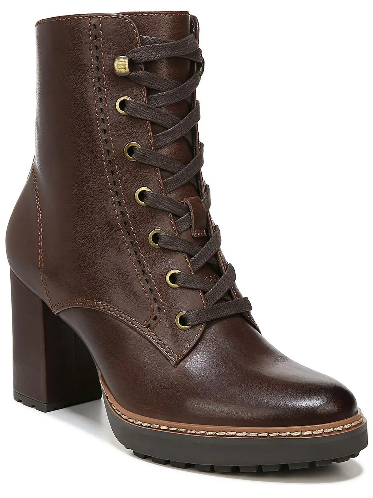 Callie Womens Leather Ankle Boots