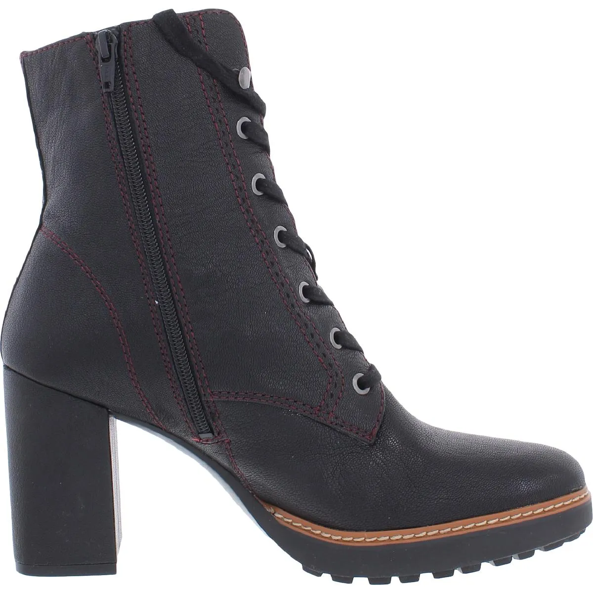 Callie Womens Leather Ankle Boots