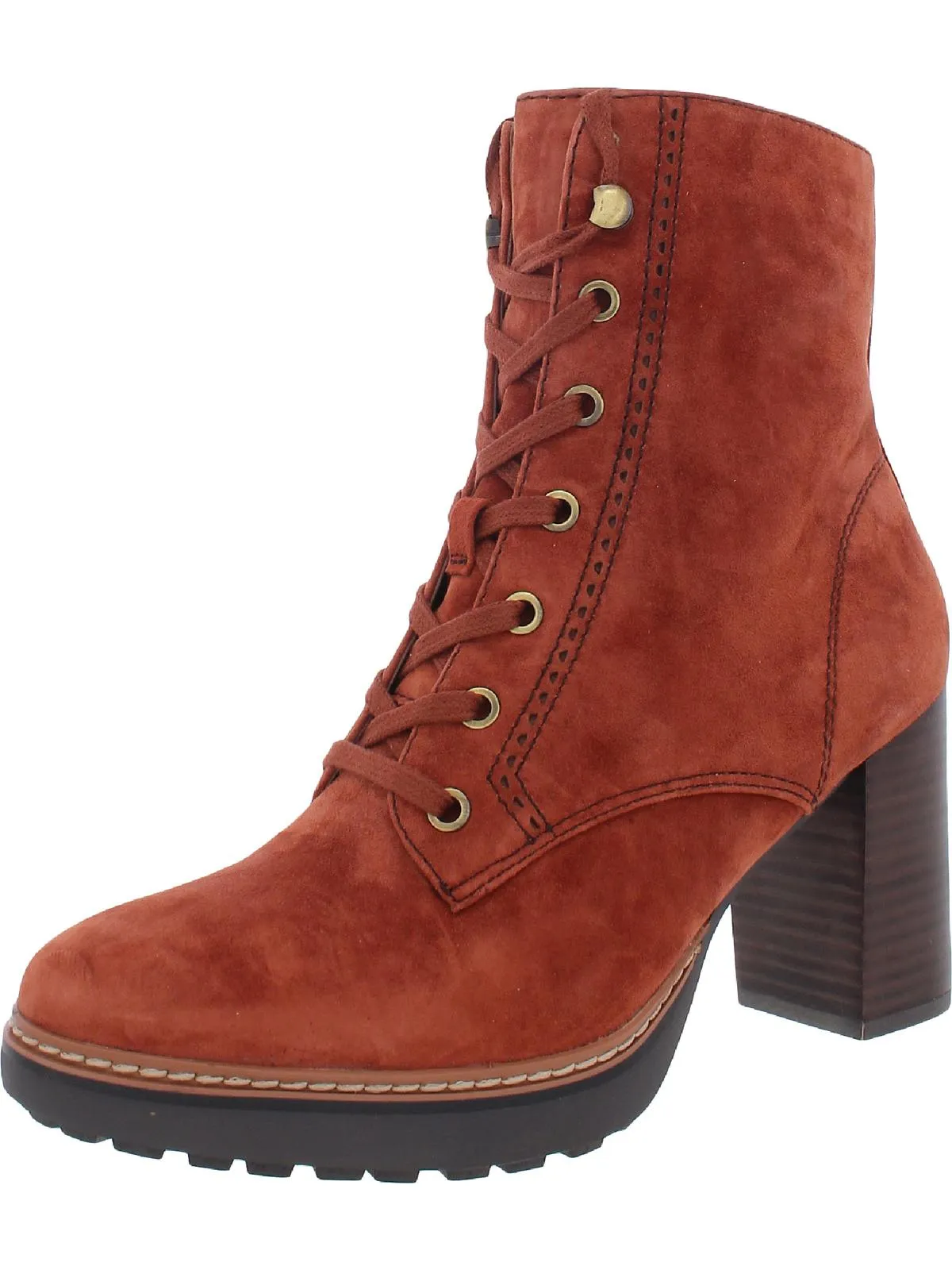 Callie Womens Leather Ankle Boots