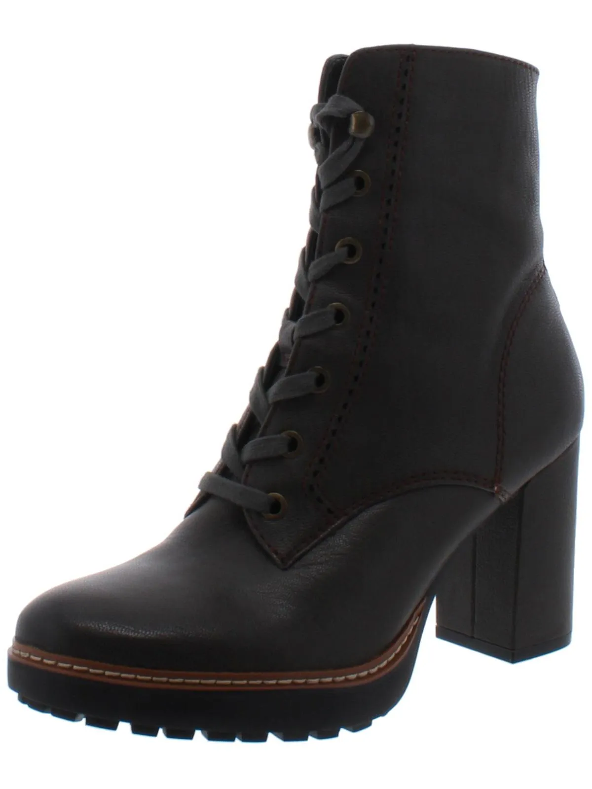 Callie Womens Leather Ankle Boots