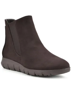 Caption Womens Zipper Ankle Ankle Boots