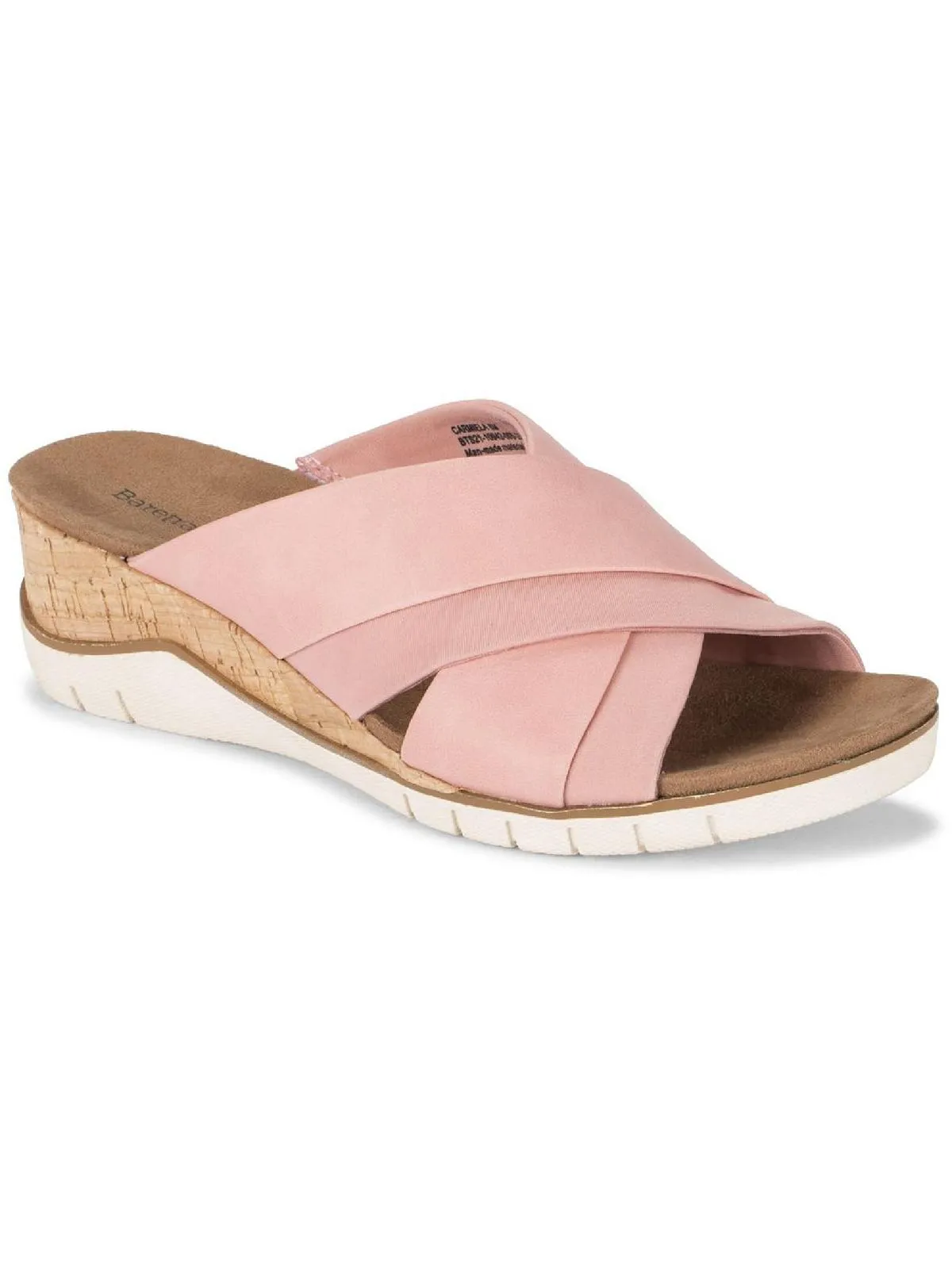 Carmiela Womens Cushioned Footbed Comfort Wedge Sandals