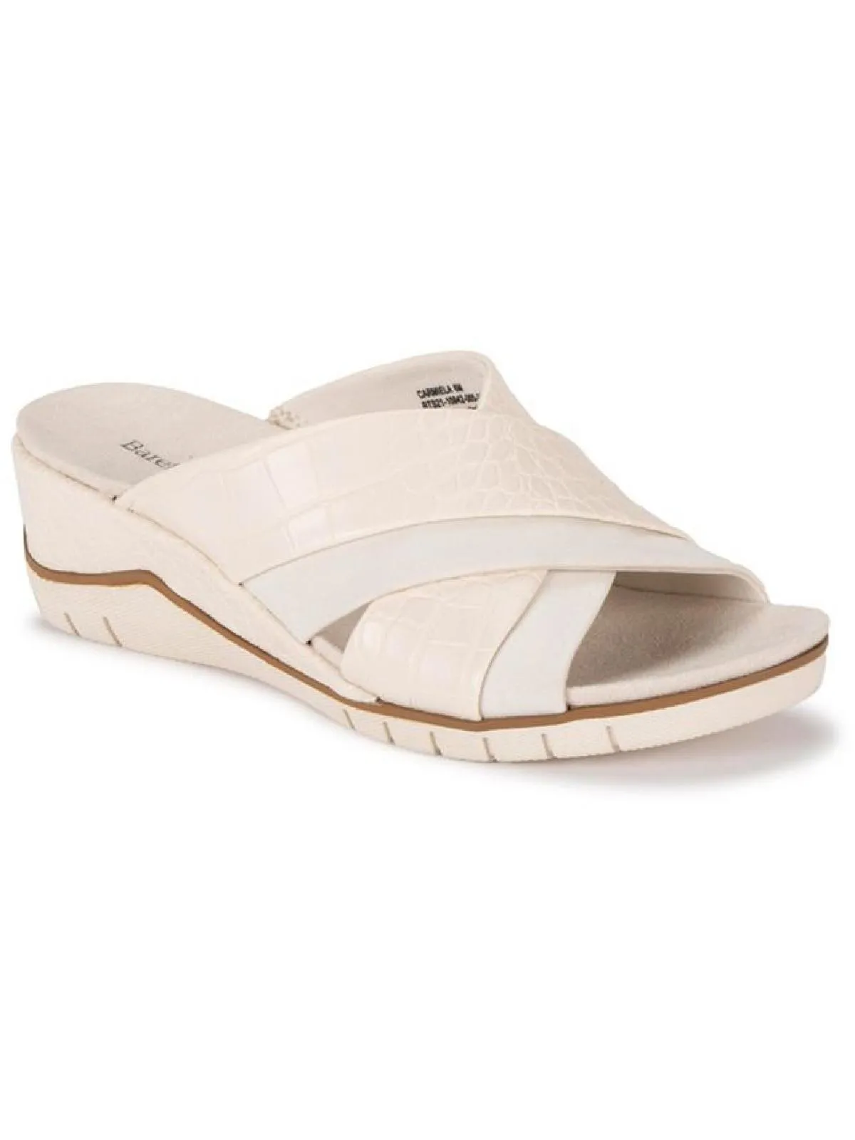 Carmiela Womens Cushioned Footbed Comfort Wedge Sandals