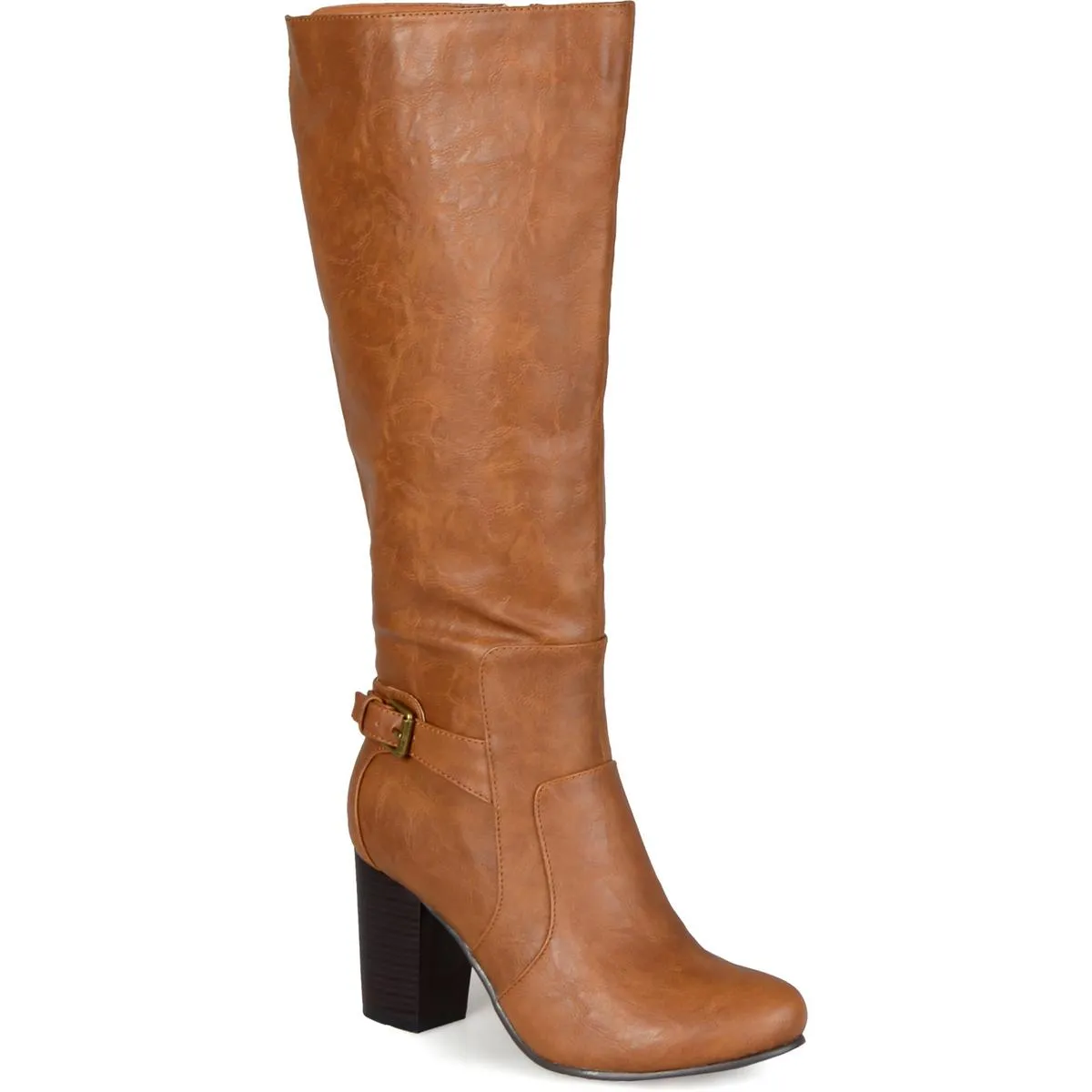 CARVER Womens Faux Leather Knee-High Boots