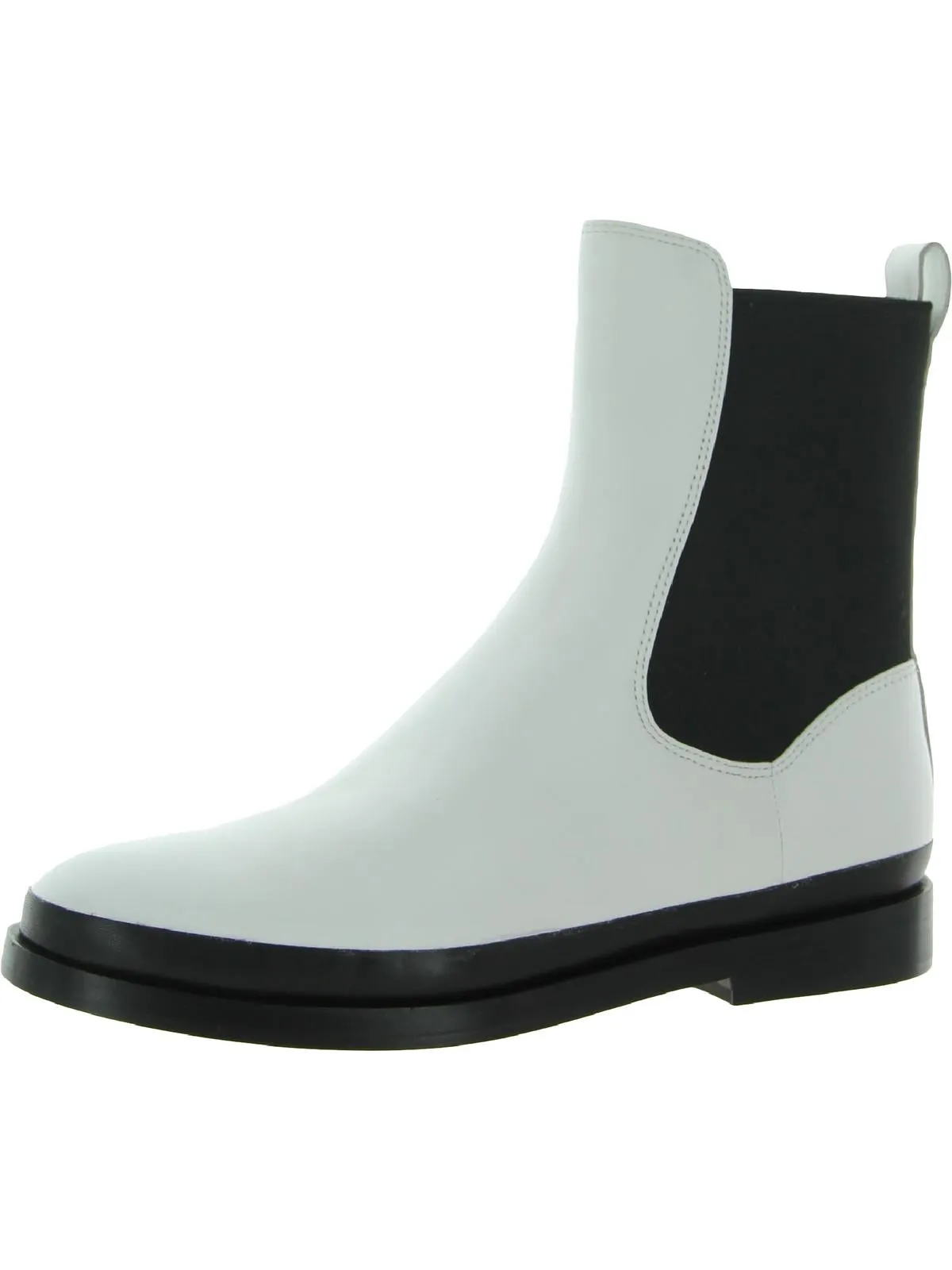 Cecyl Womens Leather Pull On Chelsea Boots