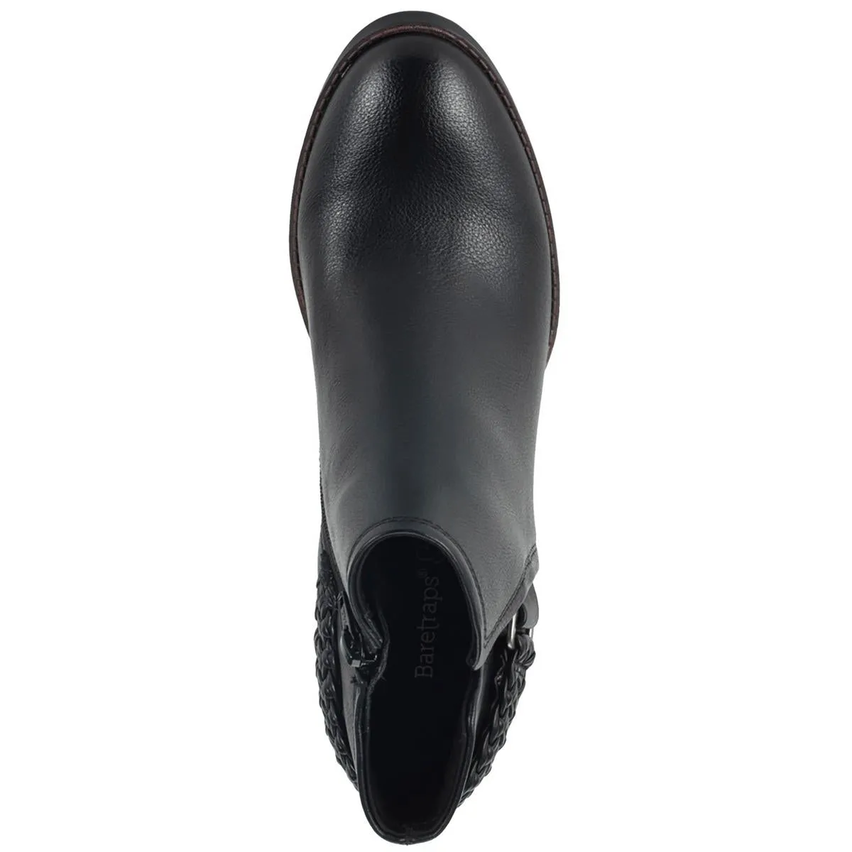 Charlotte Womens Faux Leather Ankle Booties