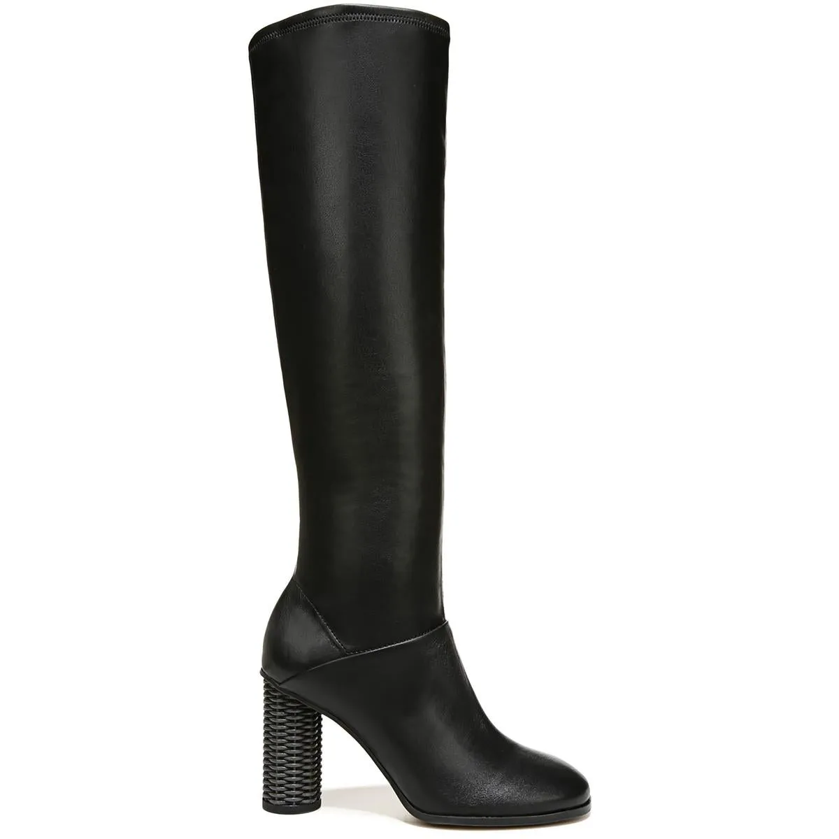 Cindy Womens Faux Leather Knee-High Boots