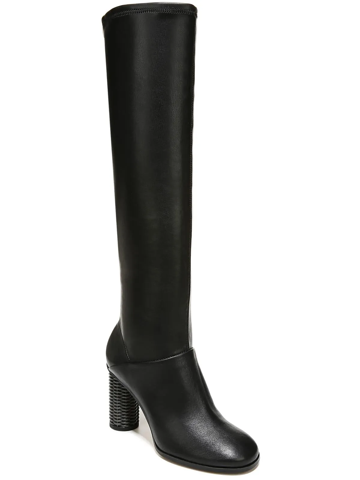 Cindy Womens Faux Leather Knee-High Boots