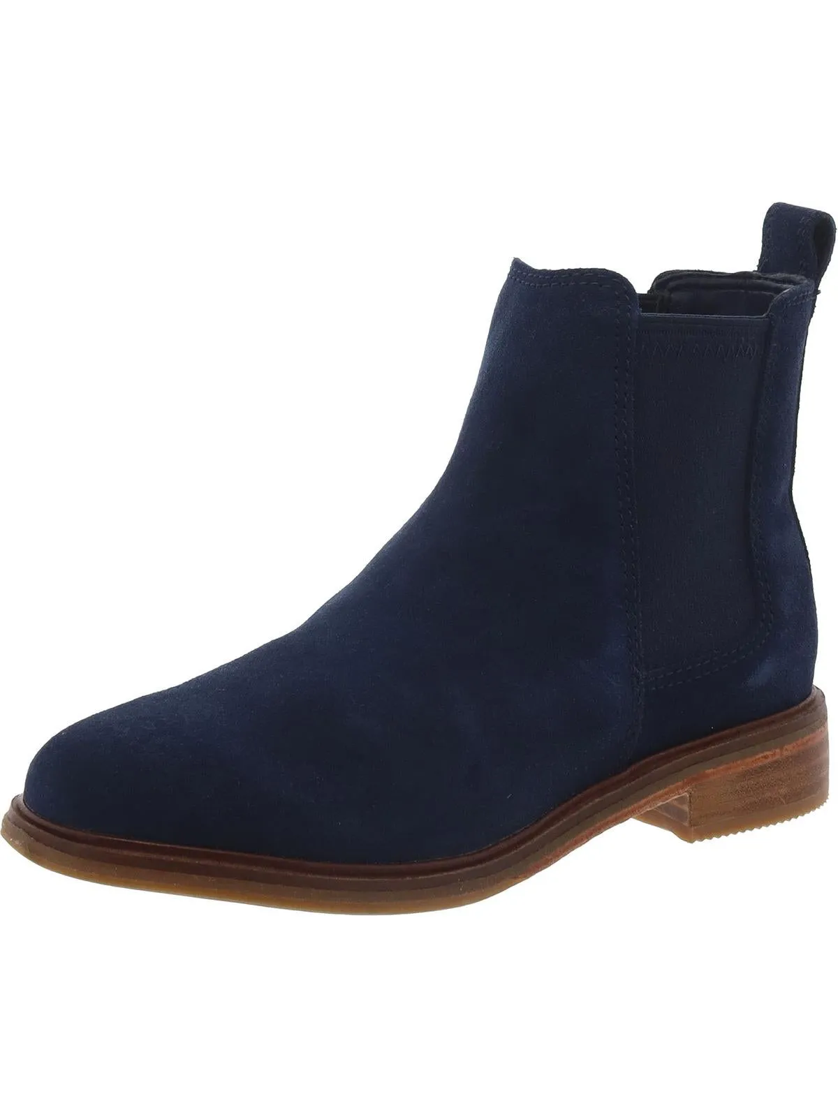 Clarkdale Arlo Womens Suede Pull On Chelsea Boots