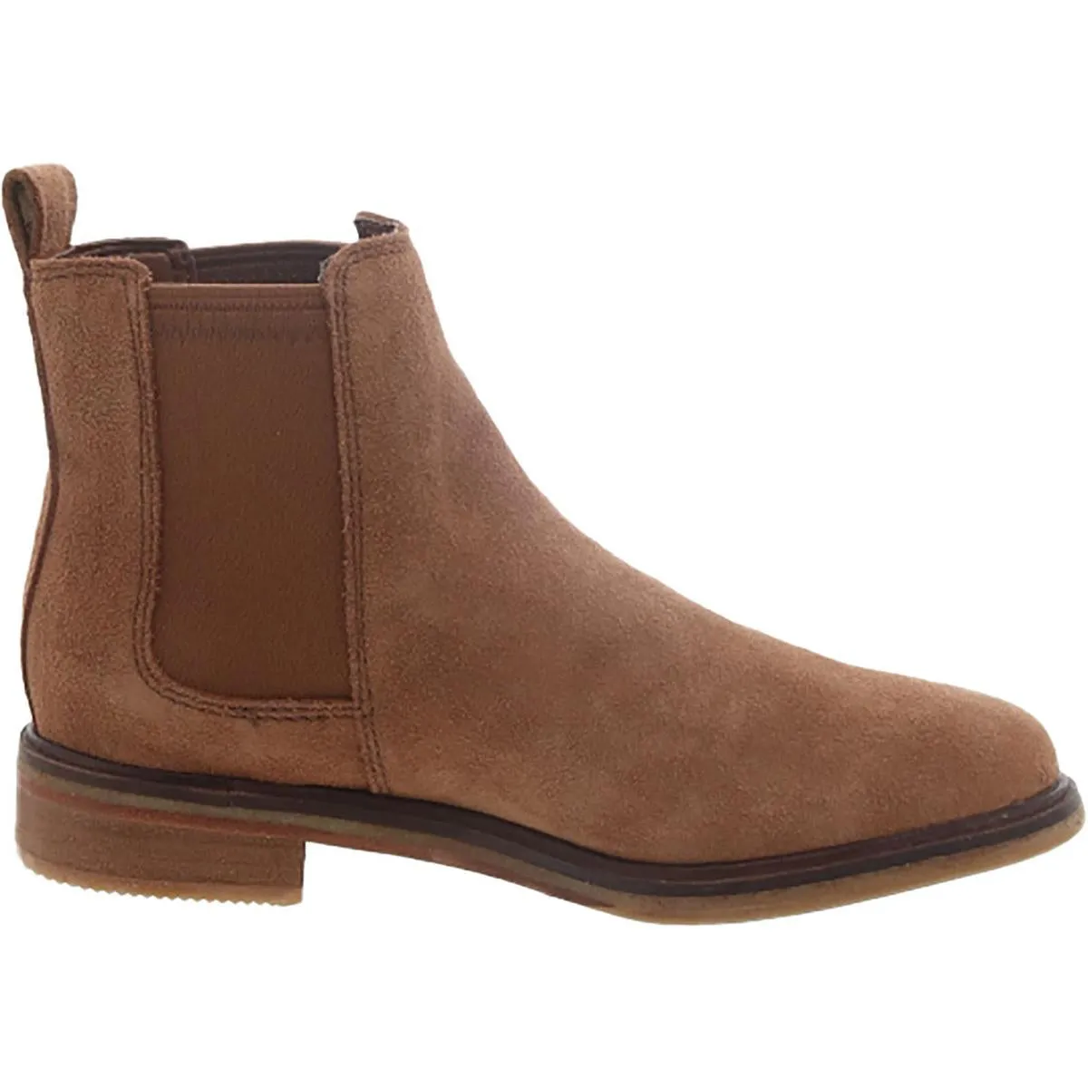 Clarkdale Arlo Womens Suede Pull On Chelsea Boots
