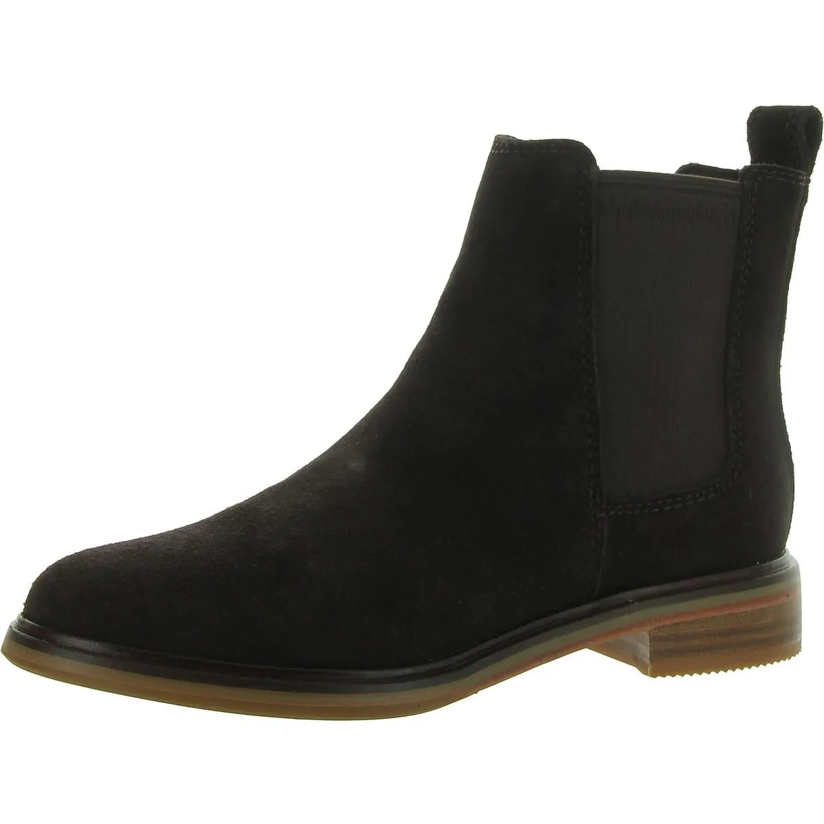 Clarkdale Arlo Womens Suede Pull On Chelsea Boots