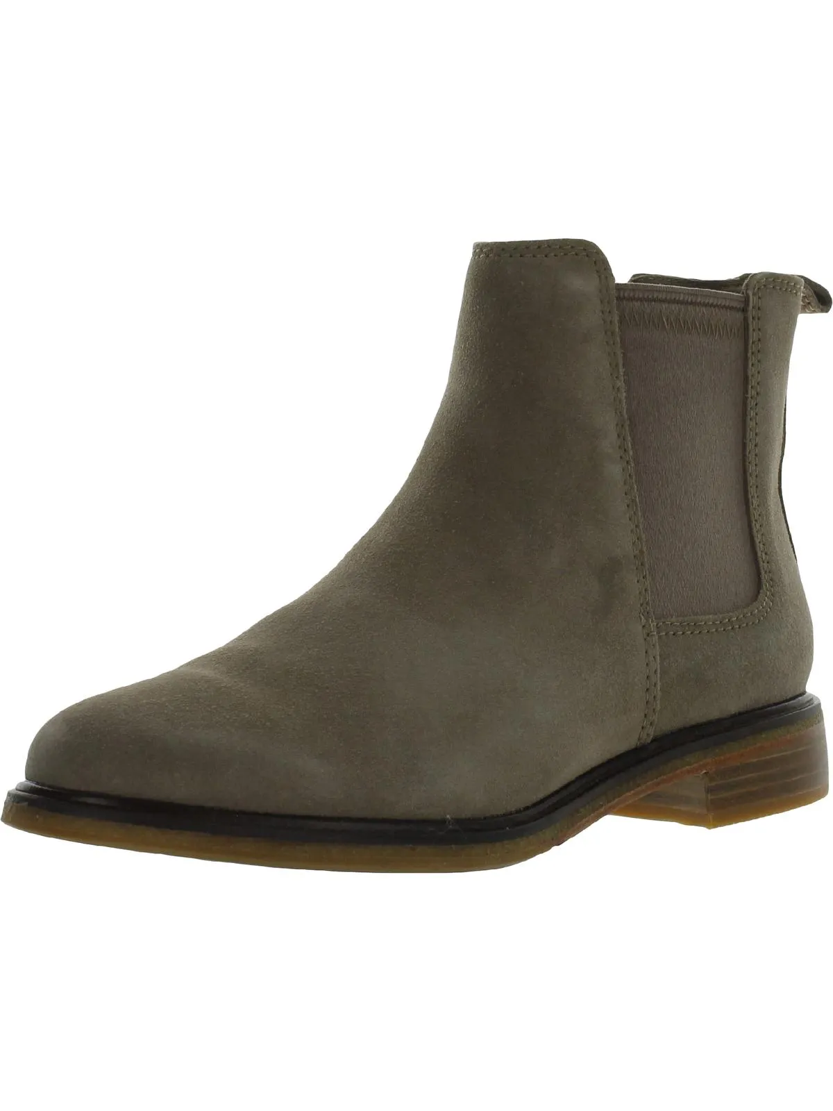 Clarkdale Arlo Womens Suede Pull On Chelsea Boots