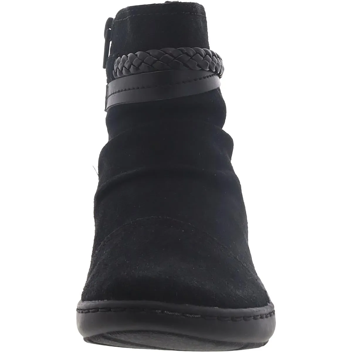 CORA BRAIDBOOT Womens Suede Comfy Ankle Boots