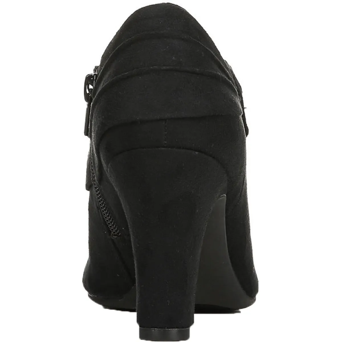 Corie Womens Microsuede Cushioned Footbed Ankle Boots