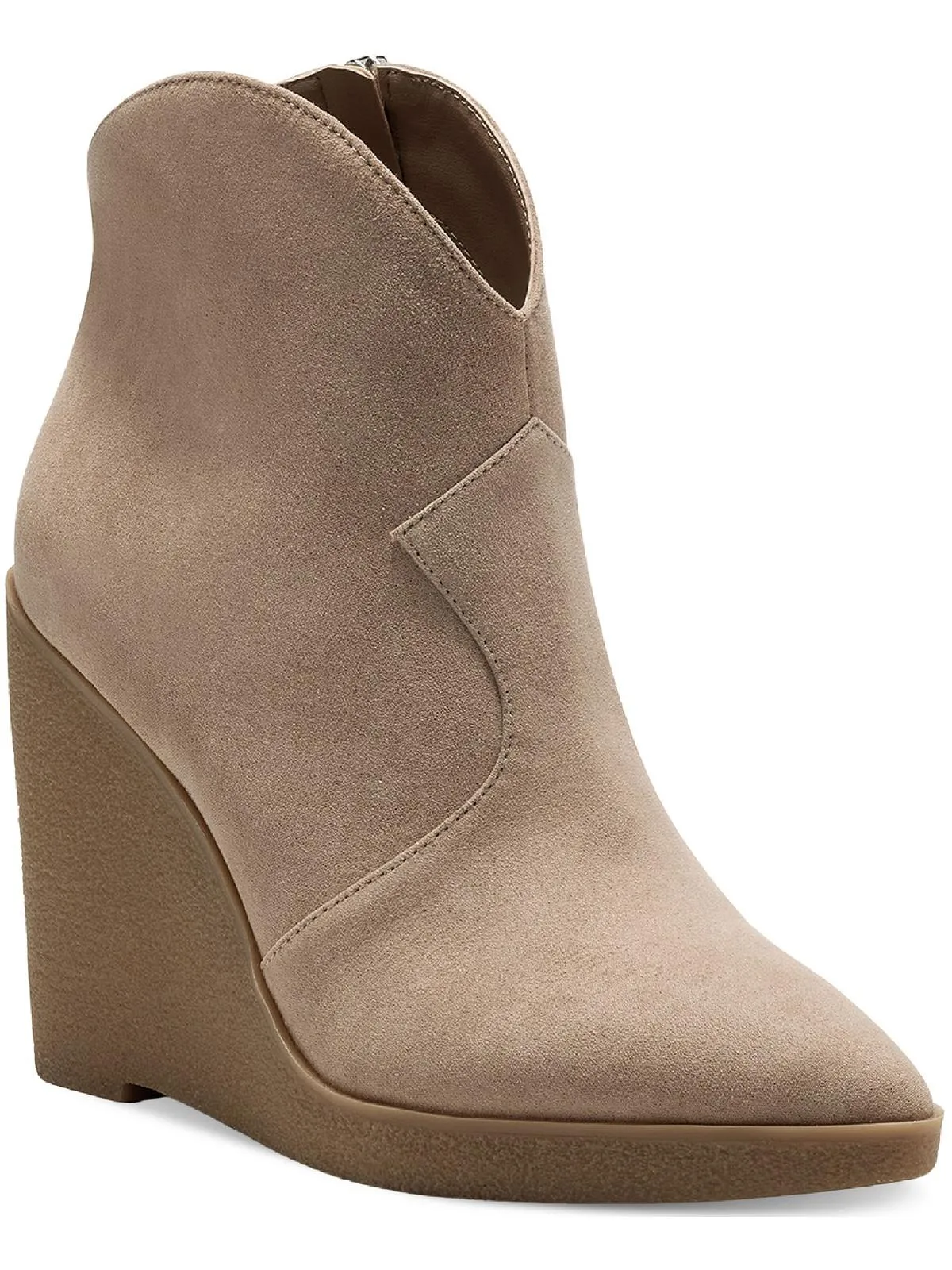 Crais Womens Zipper Pointed Toe Ankle Boots