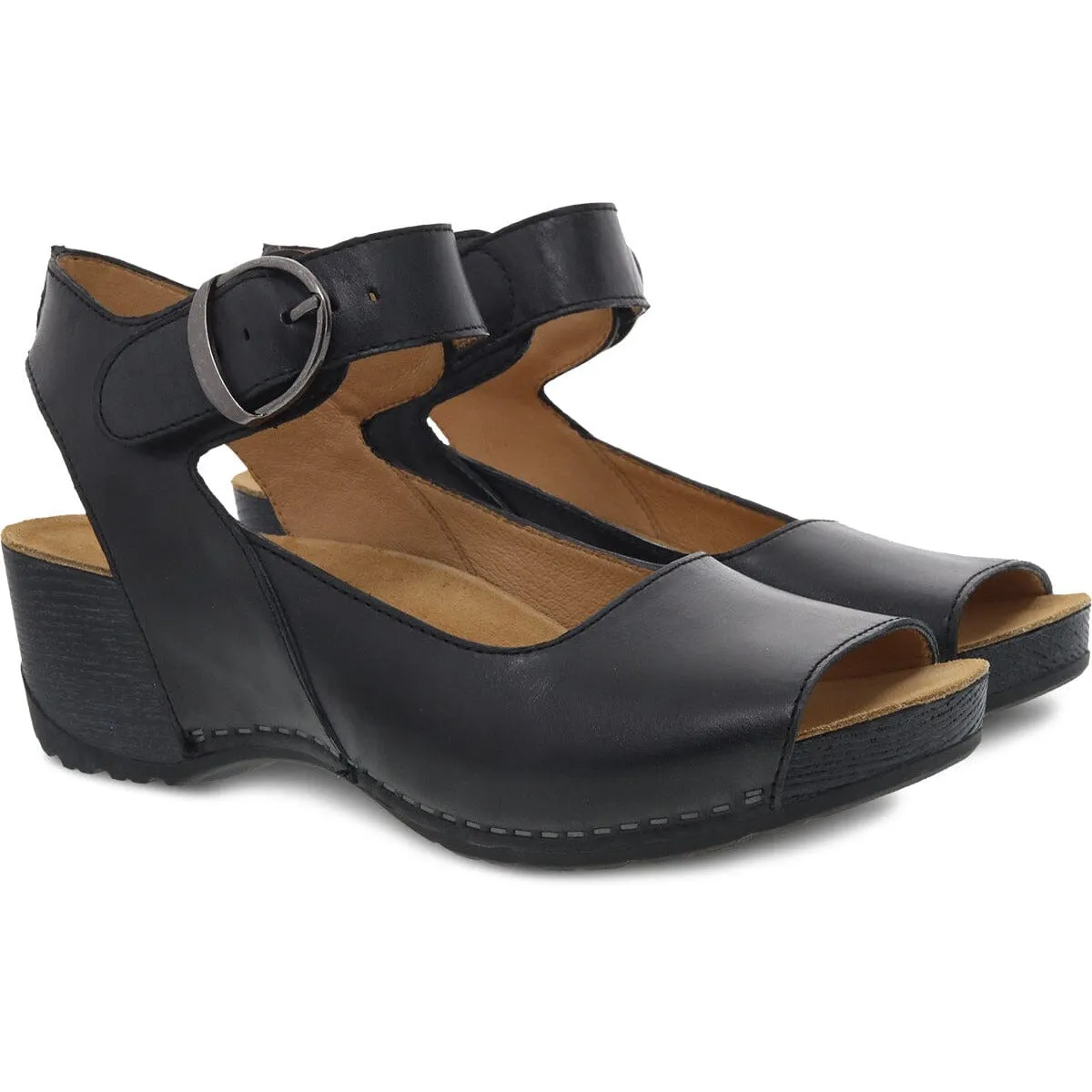 DANSKO TIANA BLACK BURNISHED - FINAL SALE!