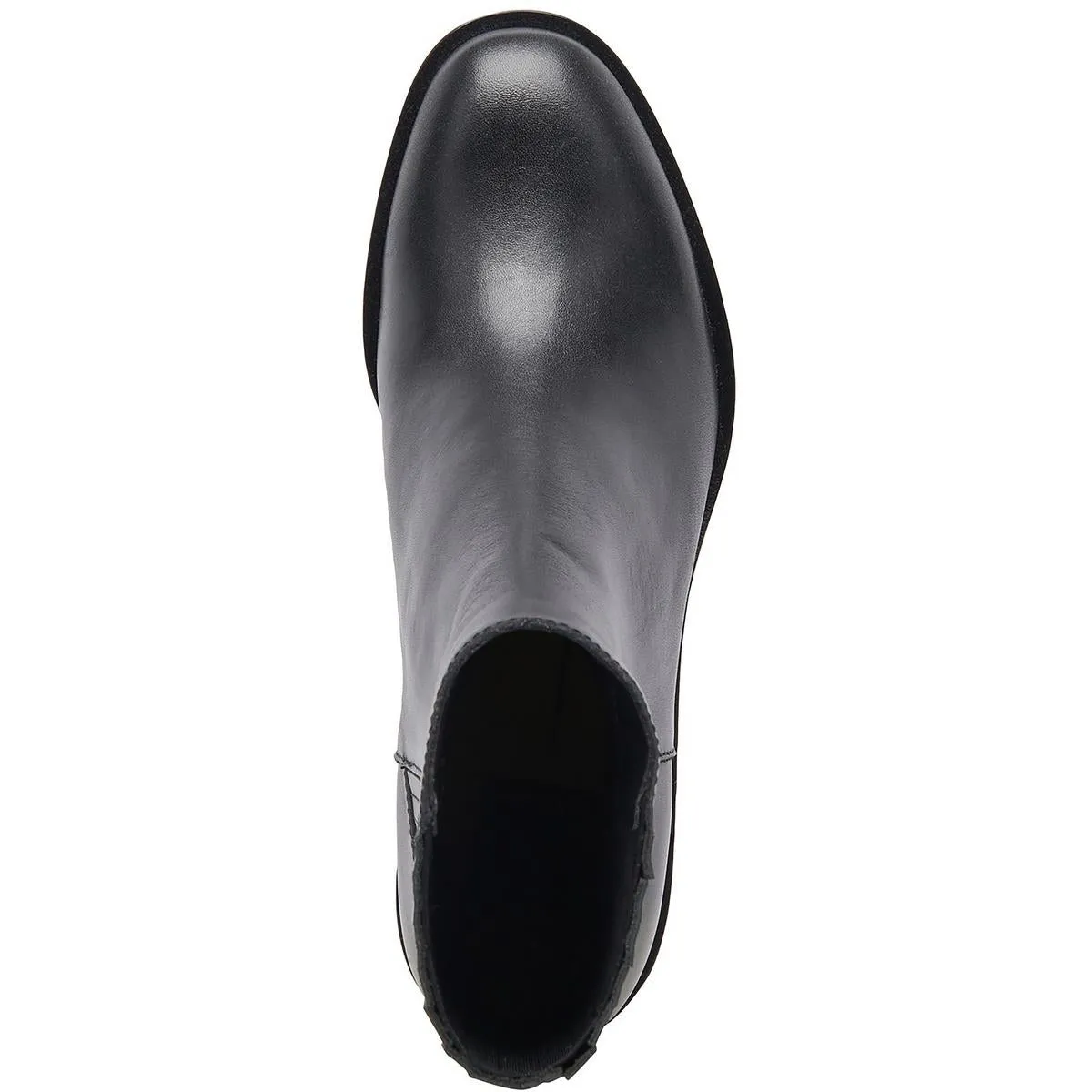 Delilah Womens Faux Leather Ankle Booties