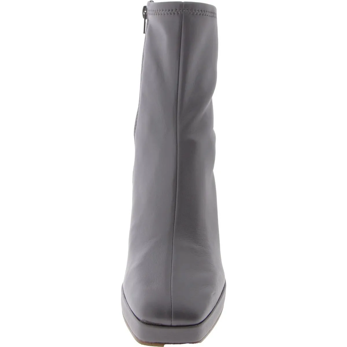 Desiree Womens Faux Leather Plaform Ankle Boots